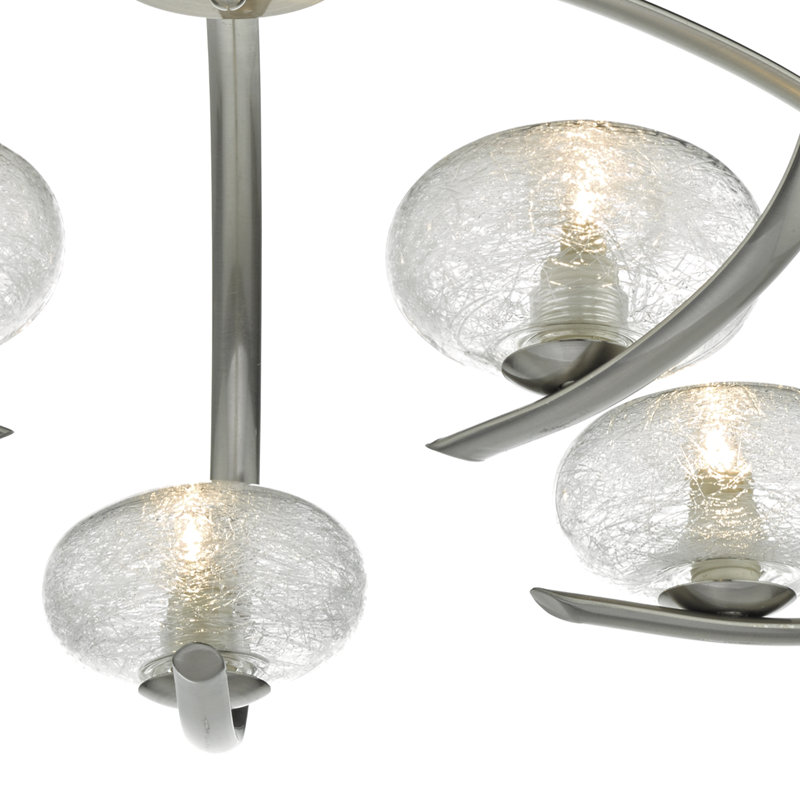 Mcginnis Glass Semi Flush Mount