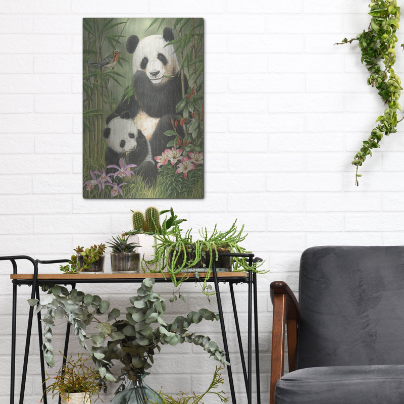 «Panda Paradise» par William Vanderdasson, H 16 po x l 12 po