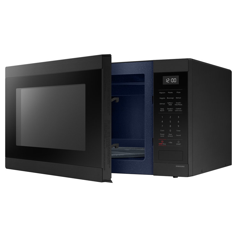 Samsung 1.9 cu. ft. Countertop Microwave with Sensor Cooking in Matte Black Stainless Steel, Matte Black Steel