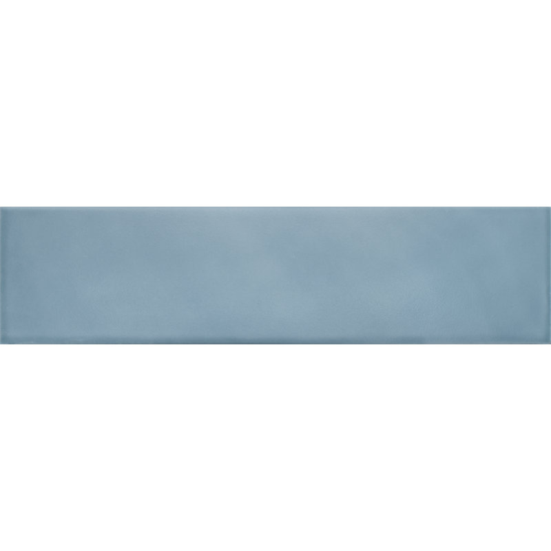 Ombre 3" x 12" Matte Ceramic Singular Tile Wall Tile, Light Blue