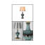 Turin 29.5" Blue Table Lamp