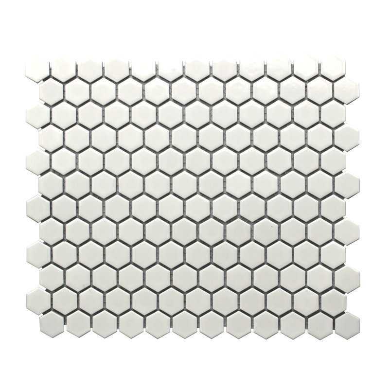 Carrelage mural en céramique, Blanc
