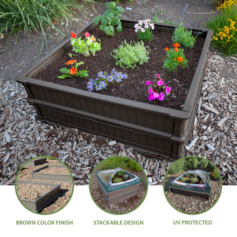 Raised Garden Bed (1 Bed, No Enclosure)