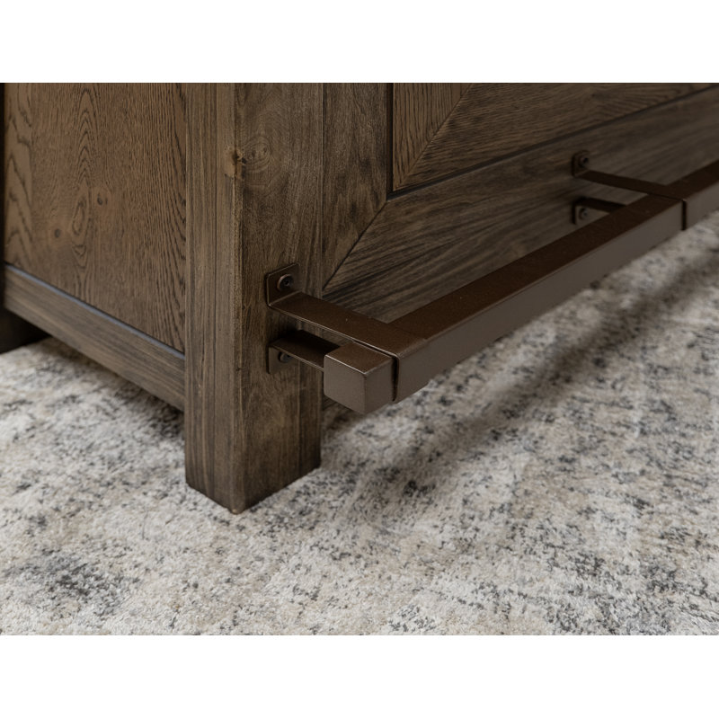 Novus Lodge 26.75'' Solid Wood Home Bar