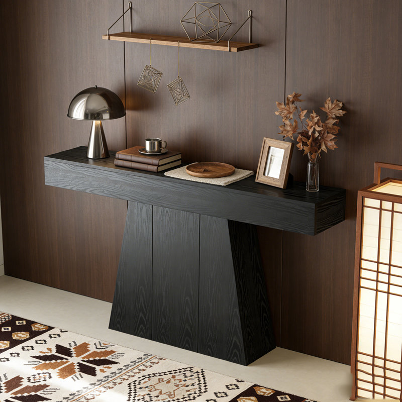 Table d'entrée avec table trapézoïdale Farmhouse Console