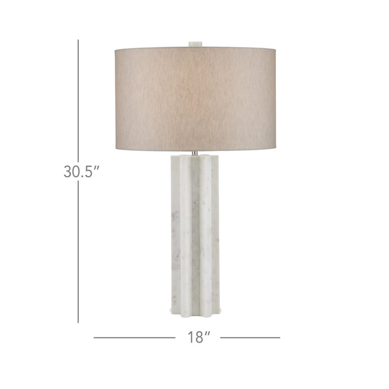 Lampe de table en marbre Mercurius