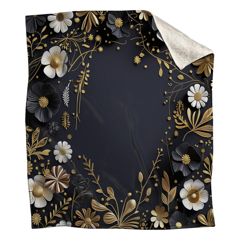 Jeté Floral, L 50 po x H 60 po