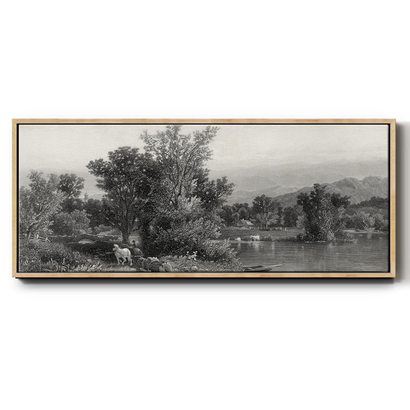 The Housatonic- Framed Canvas
