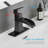 Three-hole bathroom faucet with drain kit-115745155