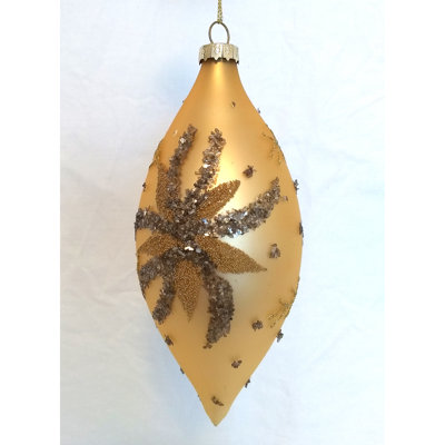 6.25'' Handmade Glass Finial Ornament