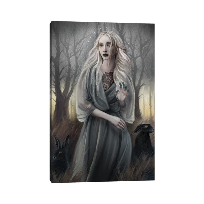 St.Melangel by Juliana Loomer - Wrapped Canvas Painting, 66.04 cm H x 45.72 cm W x 3.175 cm D