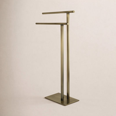 Kingston Brass Edenscape Freestanding Dual Towel Rack