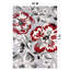 Tapis gris / rouge Rooshi-33381144