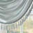 Faux Silk Waterfall Embellished Valance 38X46"-111598028