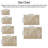 Living room farmhouse carpet, 8x10 washable modern abstract carpet, suitable for bedrooms, dining tables, and home offices, ultra soft low plush design, stain resistant