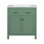 Ensemble de meuble-lavabo gris 60 po avec lavabos doubles, lavabos doubles en céramique et tablette réglable 60 po