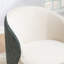 Fauteuil demi-tonneau pivotant en velours Stith-979009566