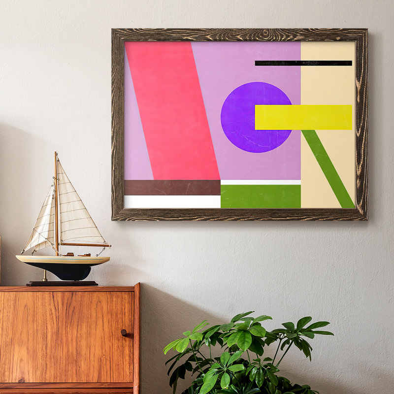 " Color Composition IV ", Walnut, 28" H x 42" W