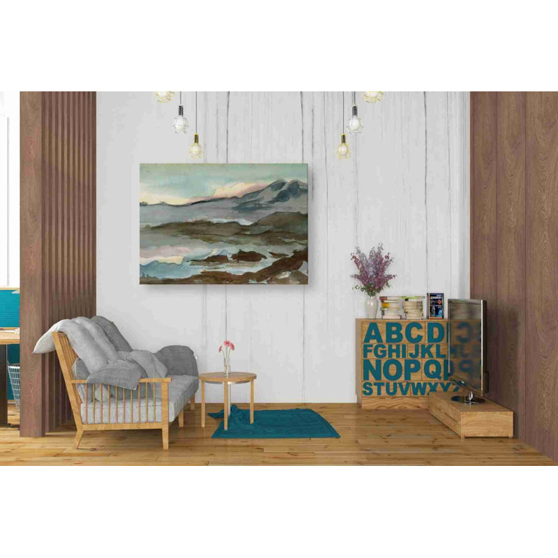 «Plein Air Landscape VI» par Ethan Harper, art mural sur toile, H 26 po x l 34 po x P 1,5 po