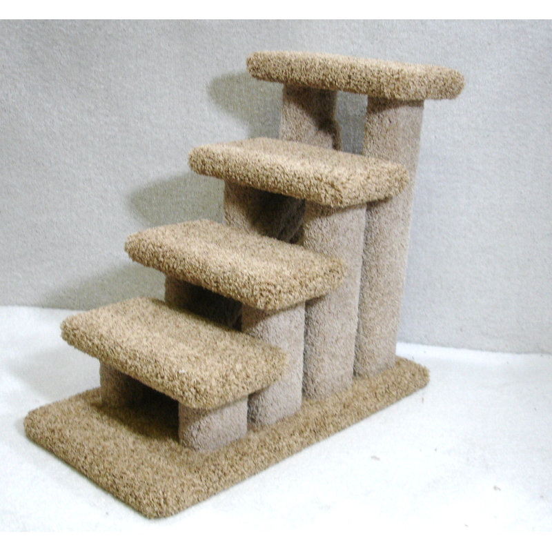 Escalier de luxe pour chien / animal de compagnie à 4 marches Florine