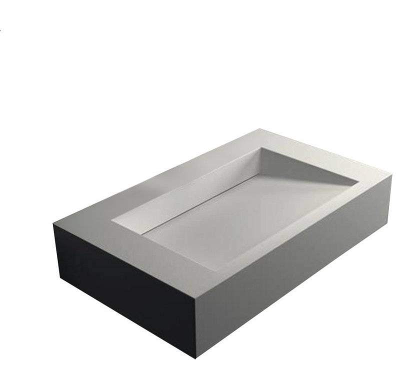 Lavabo mural ADM, Brillant / blanc