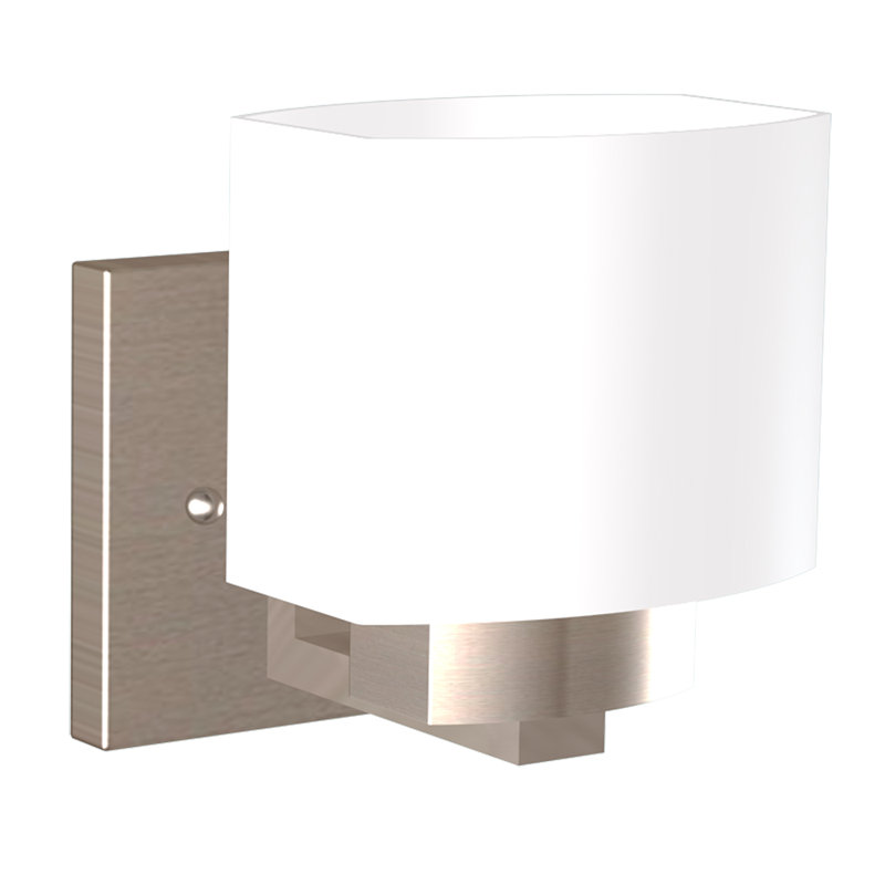 Éclairage pour meuble-lavabo à intensité variable Adelie, Nickel satiné, 1