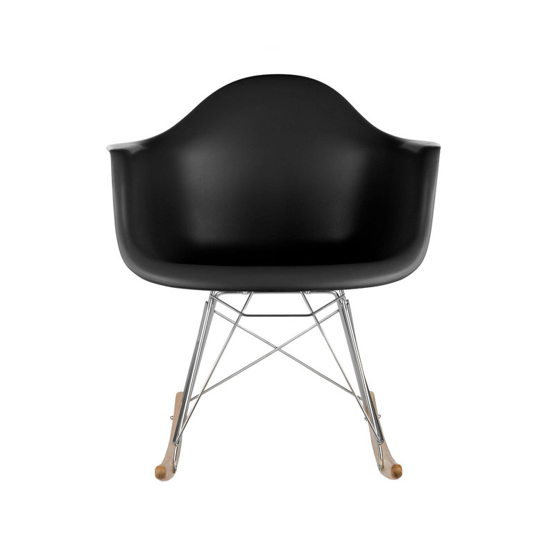 Chaise à bascule Phillips, Noir