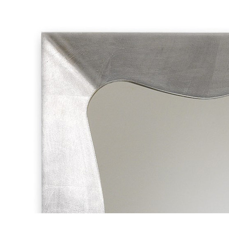 Vegamwala Solid Wood Flat Wall Mirror
