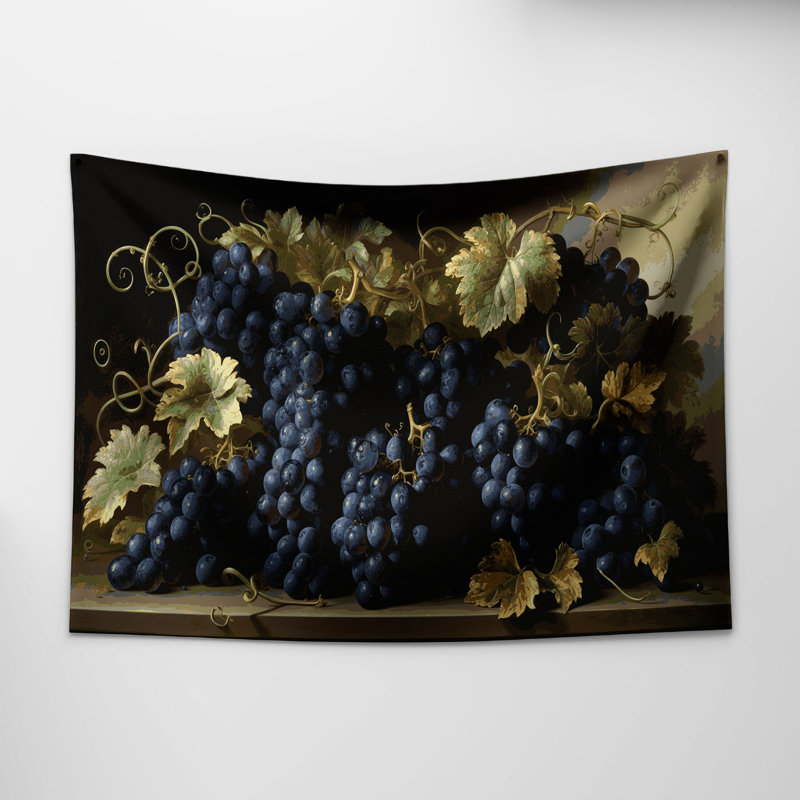Tapisserie murale «Fruit Grape Kyoho», 26 po x 36 po