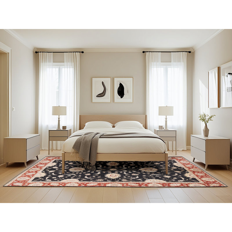 Berj Oriental Indoor Rug, Rectangle 5' x 8'