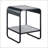Modern Sleek Design End Table With Shelf