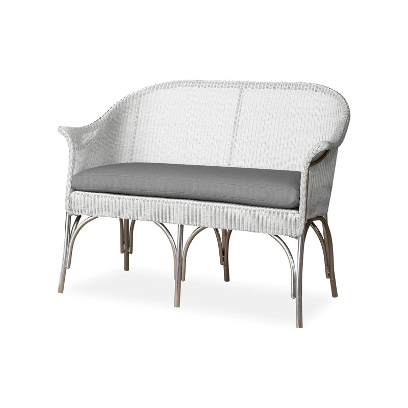 All Seasons Outdoor 2 - Seat, White, Bamboo Bay Sky