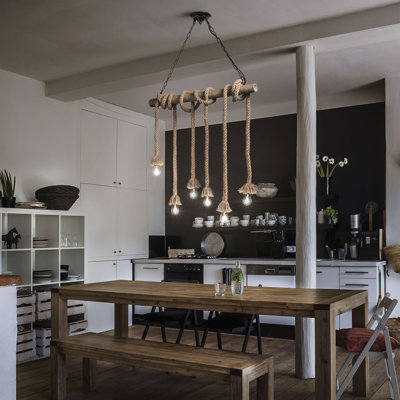 Canapa 6 - Light Brown Kitchen Island Pendant