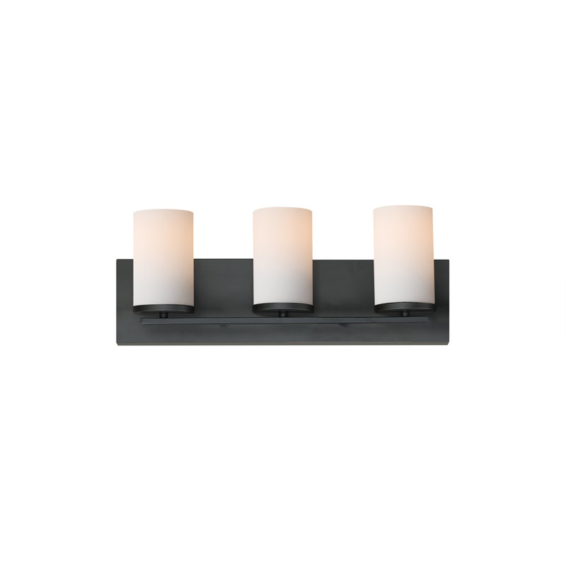Barre d'éclairage de salle de bain Grajeda, Noir