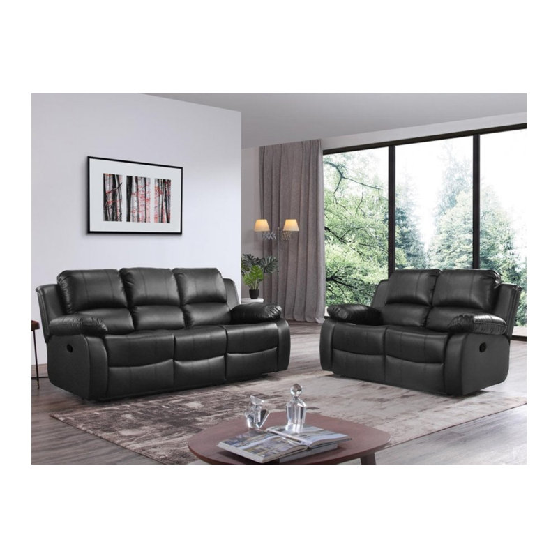 Arberie 2 - Piece Living Room Set, Black