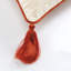 Coussin lombaire blanc et rouge
