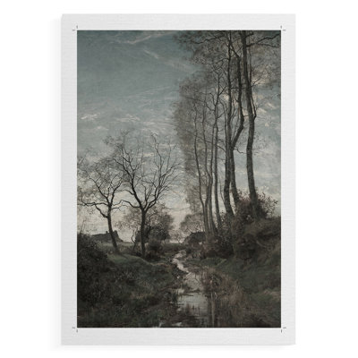 Vintage Landscape CXLVIII -Canvas Print Only - NOT FRAMED