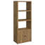 , Mango - look, 3 tablettes, tour média, tablettes horizontales, livres, armoire à deux portes, mangue Odds and Ends, art, rangement