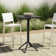 Farrah Square Resin Outdoor Folding Bar Table