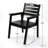 HDPE outdoor patio dining set, one table and six chairs. The outdoor dining furniture has sunshade holes and is suitable. It is suitable for lawns, gardens, backyards, and pool sides-1445592529