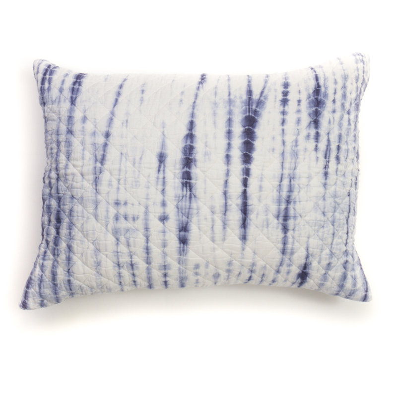 Tie Dye Sham, Standard, Pink/White