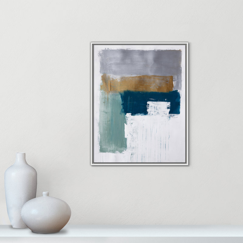 «Quiet Meadow I Print» par Fredrick Ashcroft, Toile avec cadre, L 23,5 po x H 29,5 po, Flotteur blanc