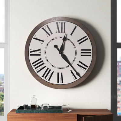 West Oak Lane Wood Wall Clock