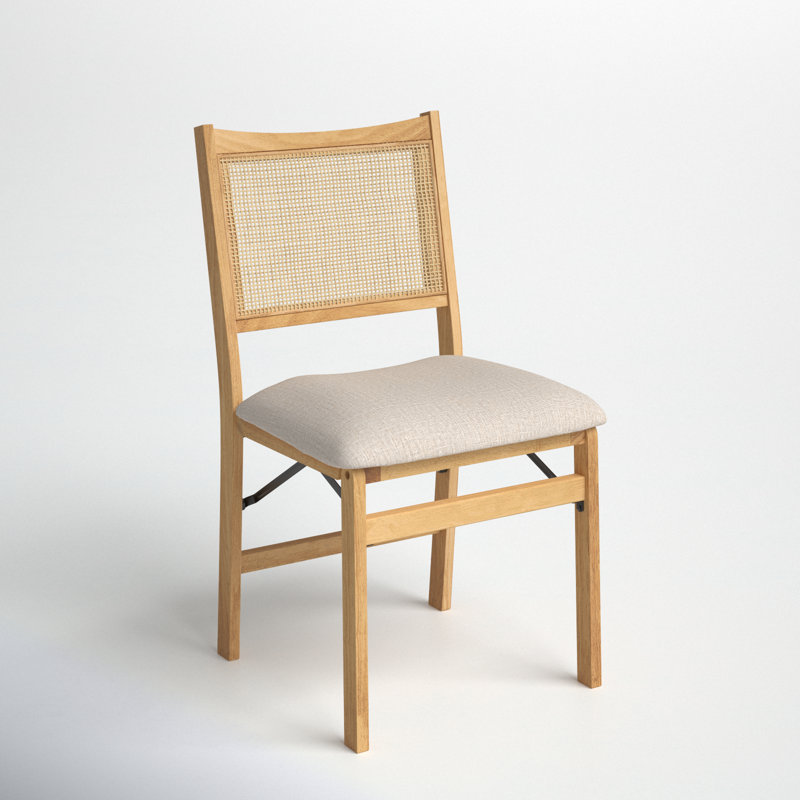 Donner Foldable Cane Back Dining Chair