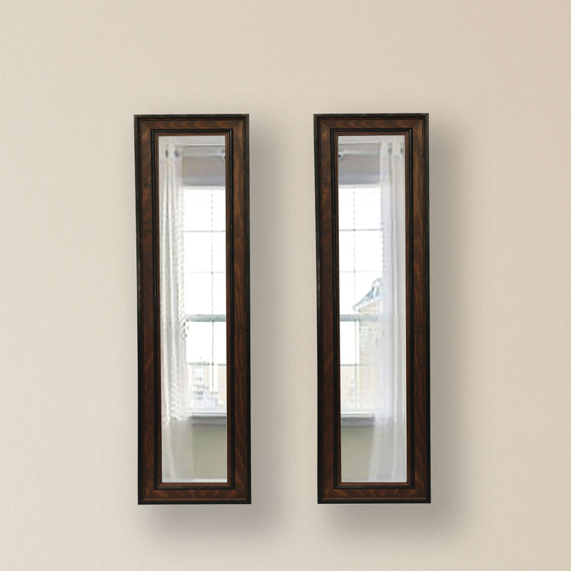Kincannon Flat Wall Mirror, 27.5" H x 9.5" W