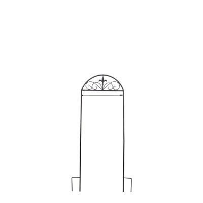 Bloomburg 44" Fleur de Lis Metal Garden Flag Arbor Stand