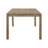 71-inch Solid Wood Dining Table Washed Brown