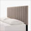 Grey Upholstered Queen Platform Bed Frame