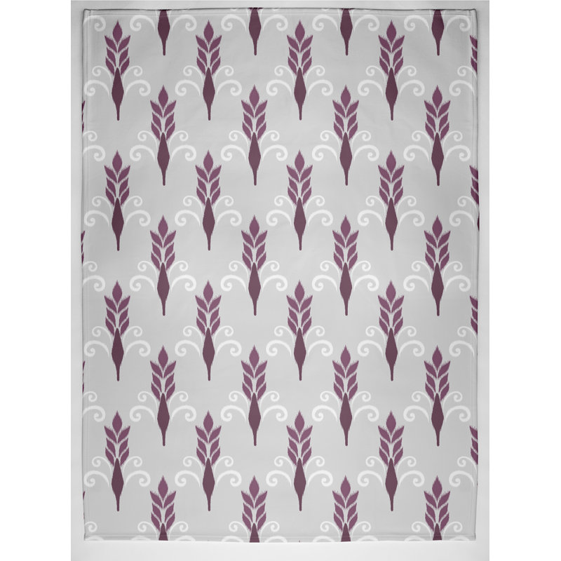 Vada Plain Weave / Muslin Throw Blanket, Purple