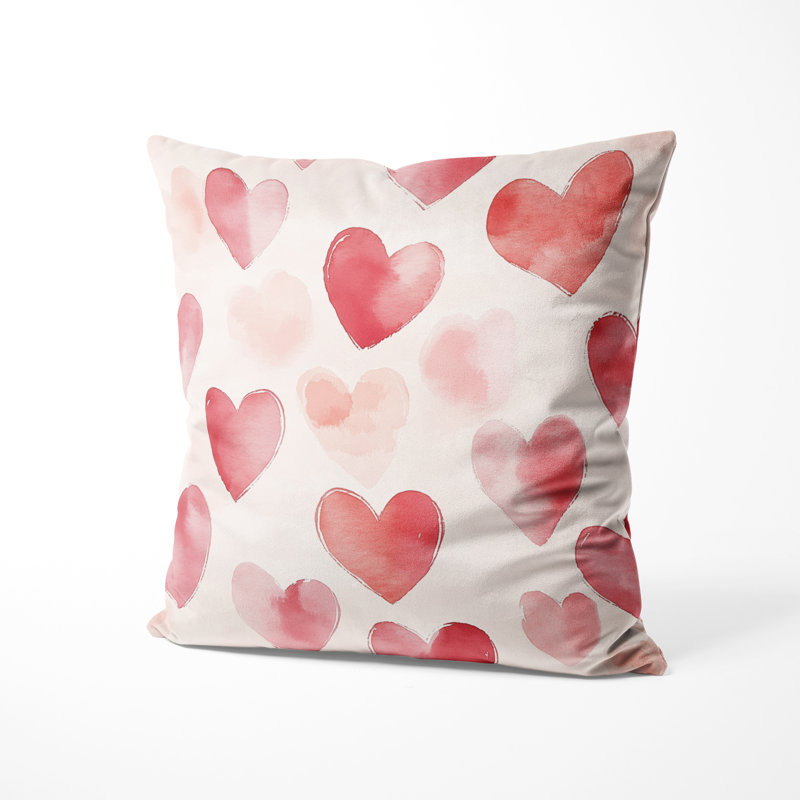 Coussin décoratif abstrait Abstract, H 20 po x l 20 po